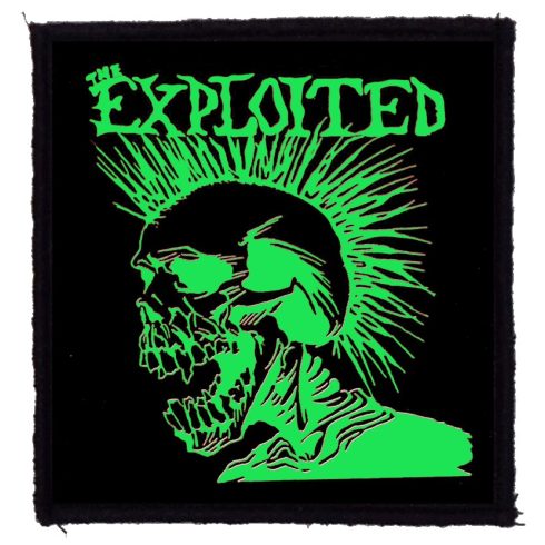 The Exploited - Green Skull felvarró