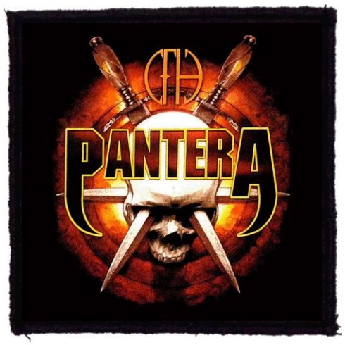 Pantera - Skull Knives felvarró