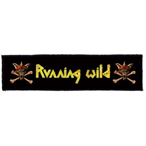 Running Wild - Logo Super Strip felvarró