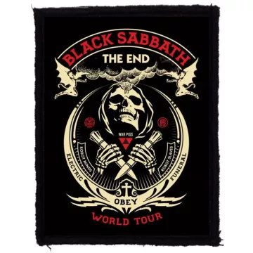 Black Sabbath - The End World Tour felvarró
