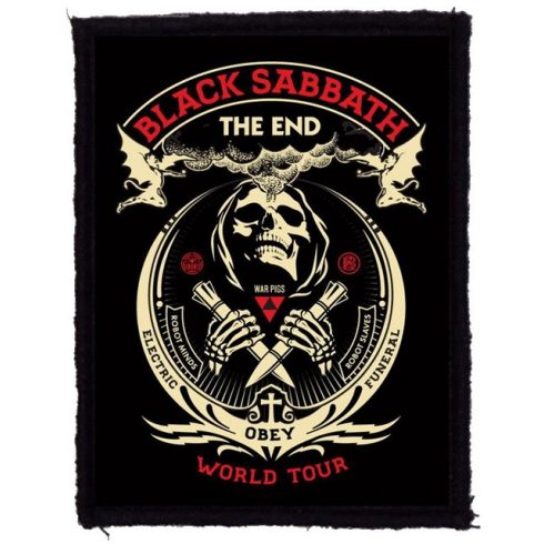 Black Sabbath - The End World Tour felvarró