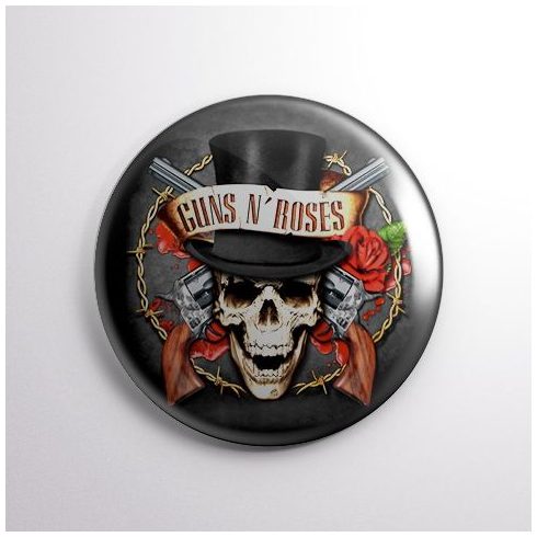 Guns N Roses - Skull kitűző