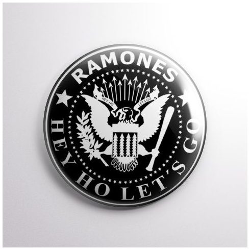 Ramones - Logo kitűző