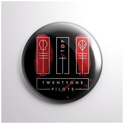 Twenty One Pilots - Logo kitűző