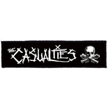 Casualties - Logo Superstrip felvarró