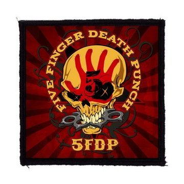 Five Finger Death Punch - 5FDP Skull felvarró