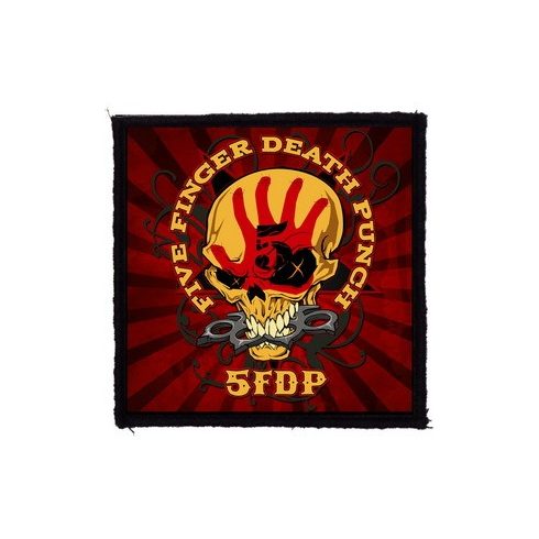 Five Finger Death Punch - 5FDP Skull felvarró