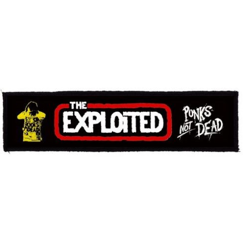 Exploited - Logo Punks Not Dead Superstrip felvarró