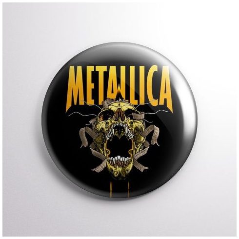 Metallica - Skull kitűző
