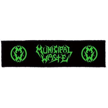 MUNICIPAL WASTE - Logo superstrip felvarró