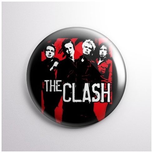 The Clash kitűző