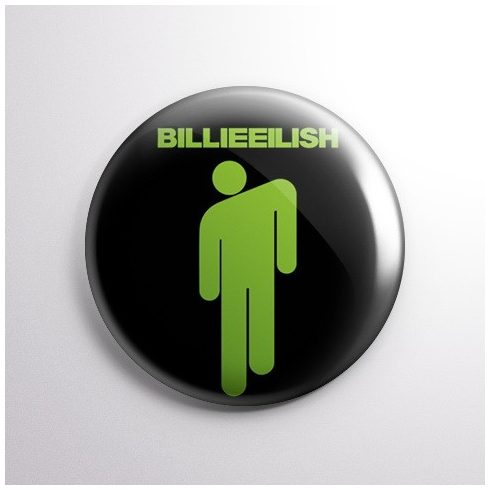 Billie Eilish - Logo kitűző