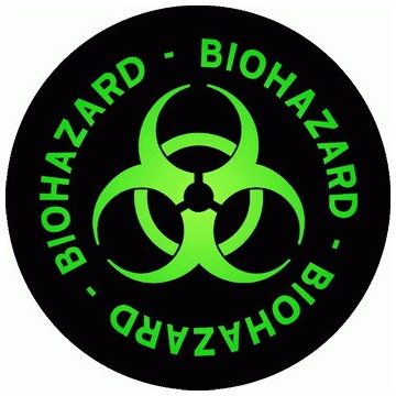 Biohazard - Logo Circle felvarró