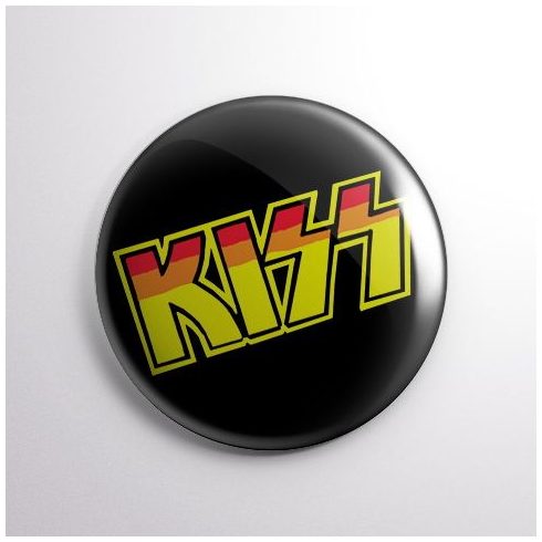 Kiss - Logo kitűző