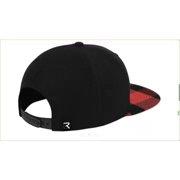 Road Fekete-piros kockás 3D baseball sapka