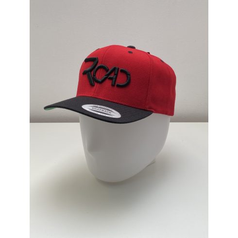 Road Fekete-piros 3D baseball sapka