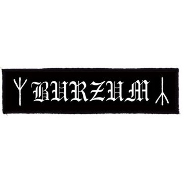 Burzum - Logo Superstrip felvarró