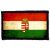 Magyar zászló címerrel felvarró