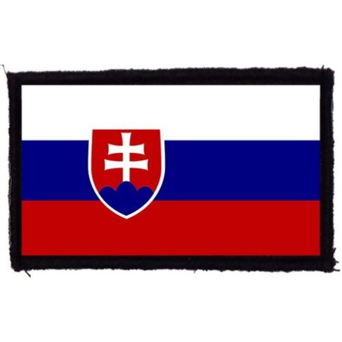 Szlovák zászló felvarró