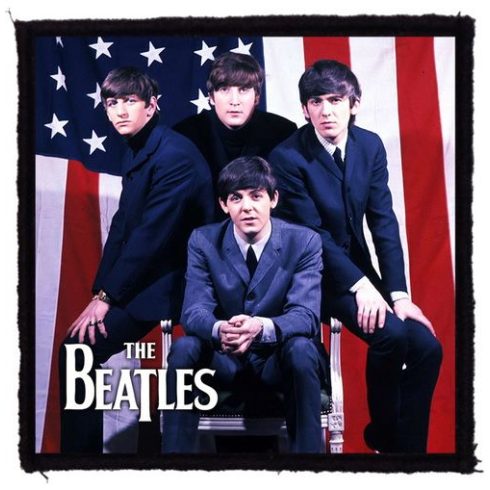 Beatles - USA Flag felvarró