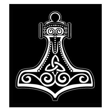 Thor kalapács felvarró