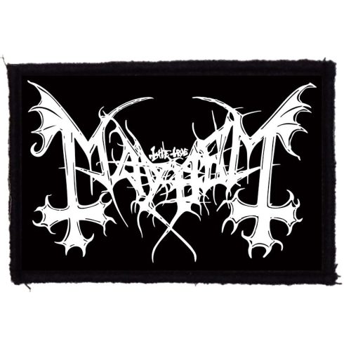 Mayhem - Logo felvarró