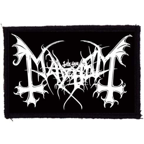 Mayhem - Logo felvarró