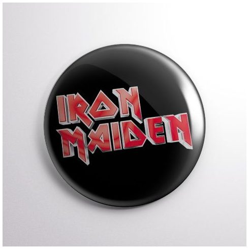 Iron Maiden - Logo kitűző