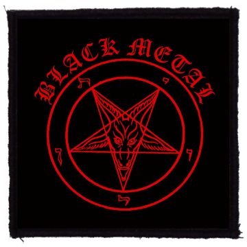 Black Metal felvarró