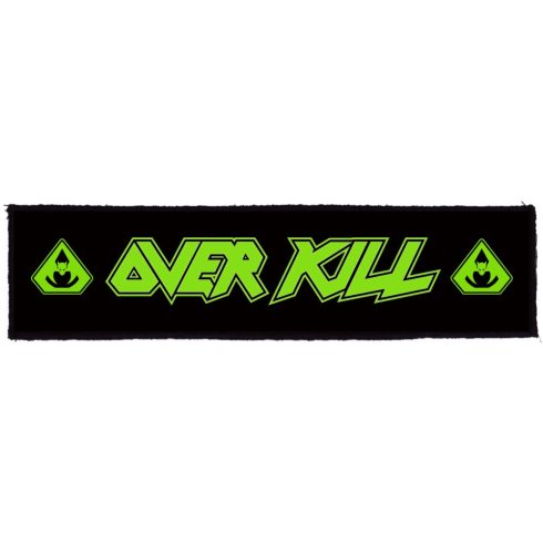 Overkill - Superstrip Logo felvarró