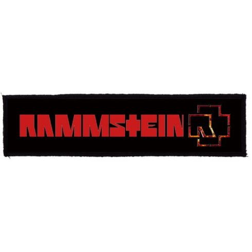 Rammstein - Logo Superstrip felvarró