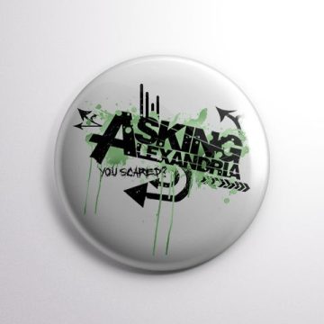 Asking Alexandria - Logo kitűző