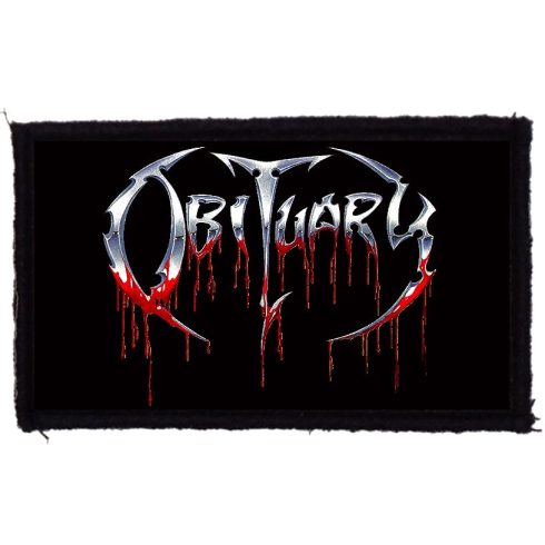 Obituary - Logo felvarró