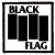 Black Flag - Logo felvarró