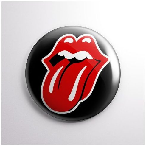 Rolling Stones kitűző