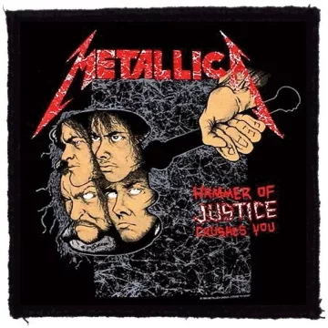 Metallica - Hammer Of Justice felvarró
