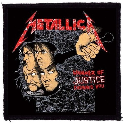 Metallica - Hammer Of Justice felvarró