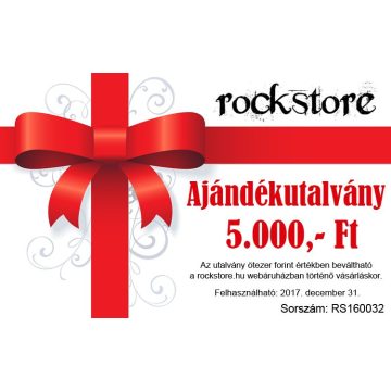 Ajándékutalvány 5.000 Ft