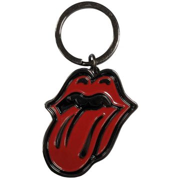The Rolling Stones - Classic Tongue Black fém kulcstartó