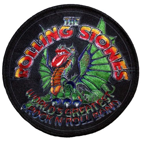 The Rolling Stones - Dragon Circle (szőtt) felvarró