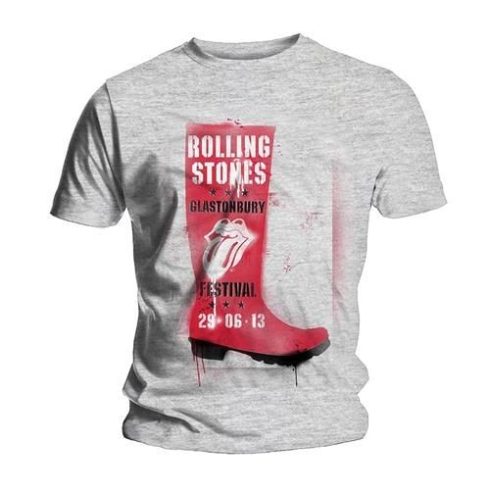 The Rolling Stones - Glastonbury Red Wellie póló