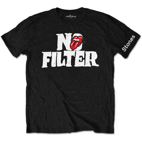 The Rolling Stones - No Filter Header Logo póló