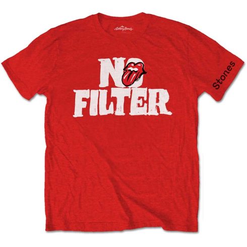 The Rolling Stones - No Filter Header Logo póló
