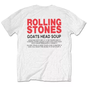   The Rolling Stones - Goat Head Soup Tracklist (Back Print) póló
