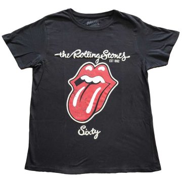   The Rolling Stones - Sixty Plastered Tongue (Suede Applique) női póló