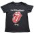 The Rolling Stones - Sixty Plastered Tongue (Suede Applique) női póló