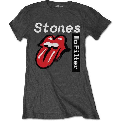 The Rolling Stones - No Filter Text női póló