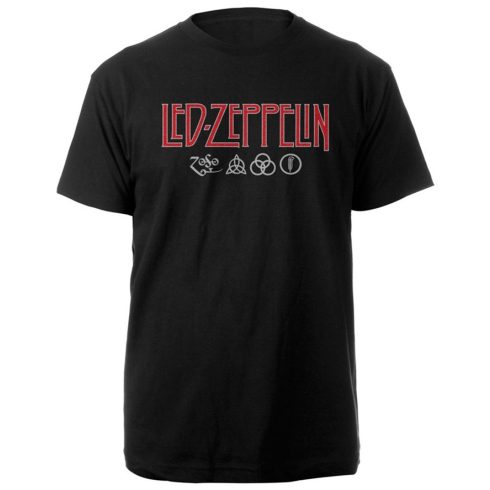 Led Zeppelin - LOGO & SYMBOLS póló