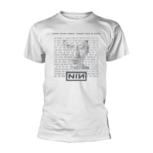 Nine Inch Nails - HEAD LIKE A HOLE (WHITE) póló