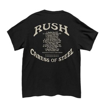Rush - Caress of Steel (Back Print) póló